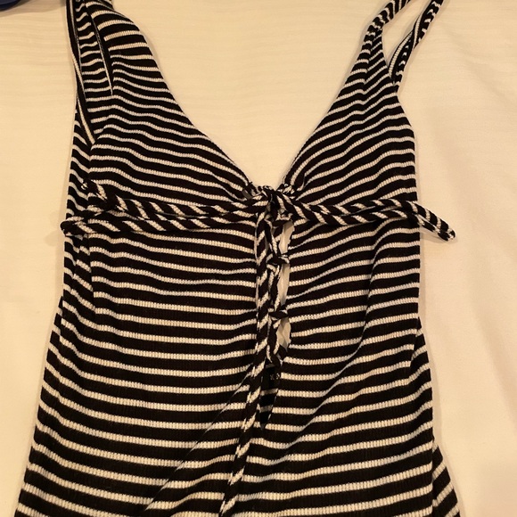 Lace up striped bodysuit - Picture 5 of 5